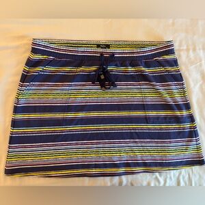 HATLEY women’s Christine Skirt - Fiesta Stripes Size XL -Pockets